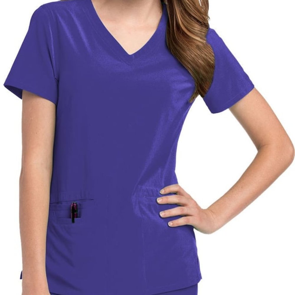 Set- Women's Urbane Performance Scrubs- Purple